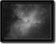 M-16 Eagle Nebula In H-Alpha