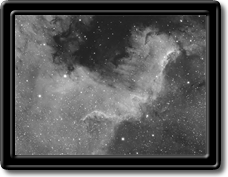 NGC-7000 North American Nebula In H-Alpha