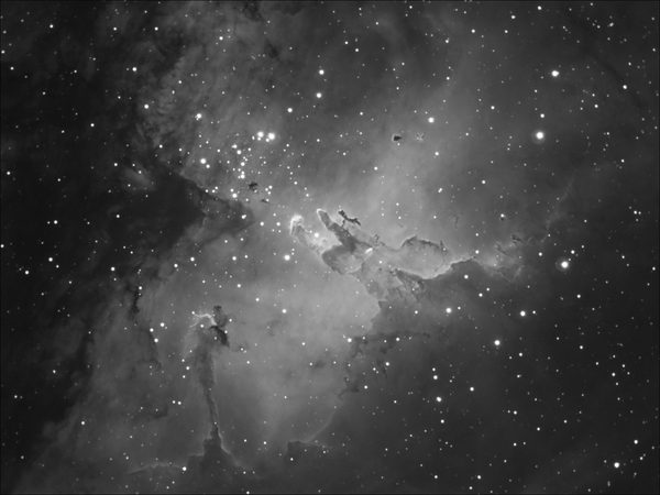 M-16 Eagle Nebula In H-alpha