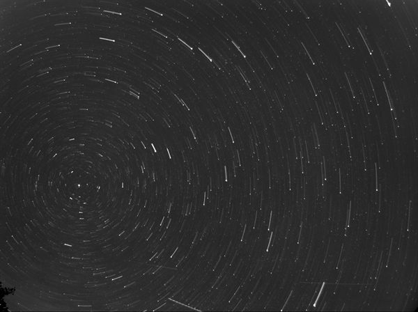 Composite Of 20 Exposures @ 30 Seconds Each