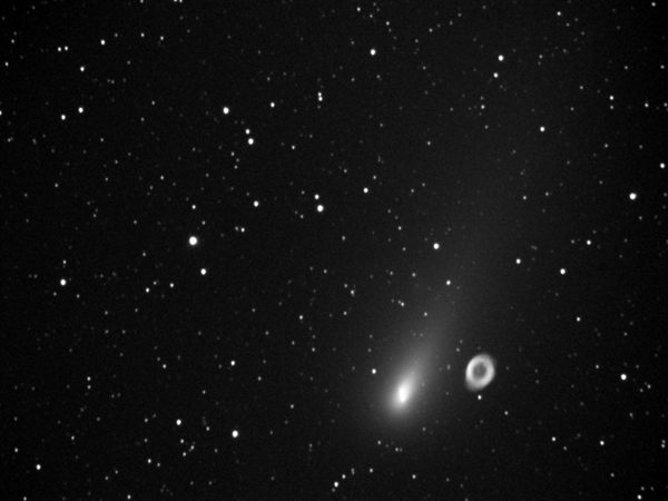M-57 And Comet Near Miss